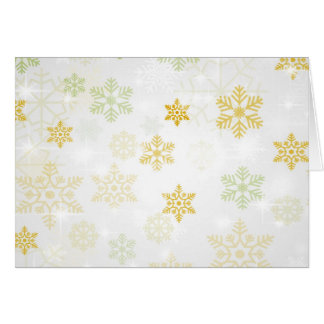 Pretty Icy Snowflake Background - Yellow 