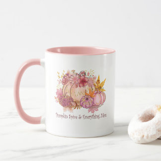 Pretty in Autumn Pink: Whimsy & Spice Mug