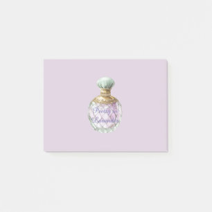Pretty in Lavender Perfume Bottle Post-it Notes