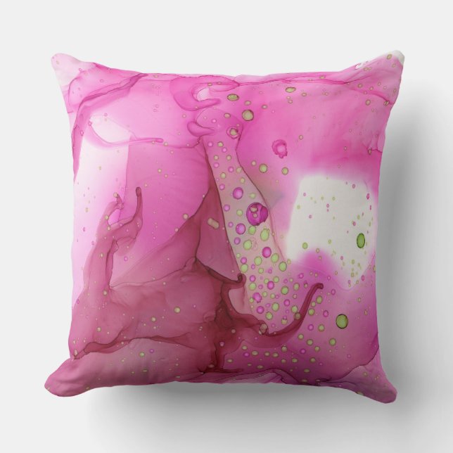 Pretty In Pink | A Barbie Rebranded BS Abstracts  Cushion (Front)