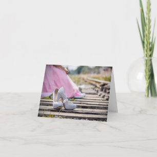 Pretty in Pink Adorable Wedding Shower Gift Card