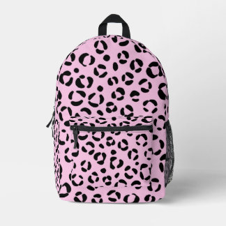 Pretty in Pink Animal Print Printed Backpack