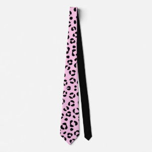 Pretty in Pink Animal Print Tie