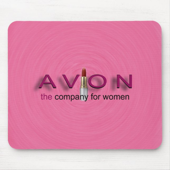 Pretty in Pink AVON mouse pad (Front)