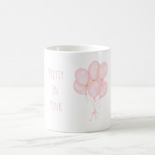 Pretty In Pink Balloons Coffee Mug