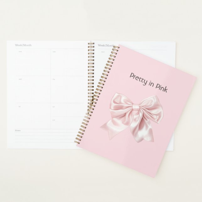 Pretty in Pink Bow Planner (Display)