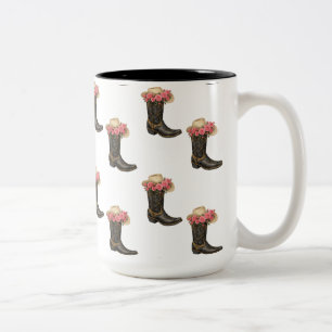 Pretty in Pink Cowgirl Boots Mug