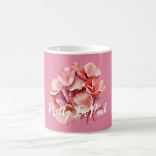 Pretty In Pink Floral Coffee Mug