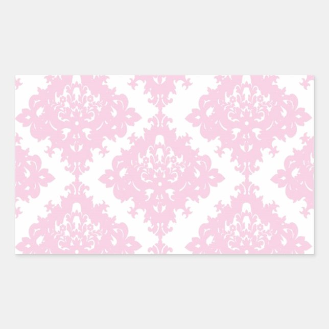 Pretty in Pink Gift ideas girls Rectangular Sticker (Front)