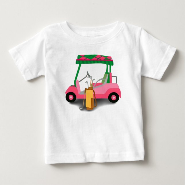 Pretty in Pink Golf Cart Tee (Front)