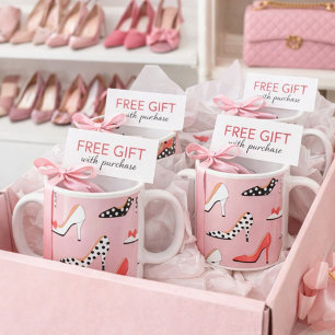 Pretty in Pink High Heel  Coffee Mug