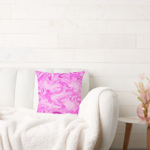 Pretty In Pink Hot Pink Blush Pink Cushion