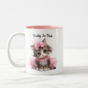 Pretty in Pink – Kitten Mug