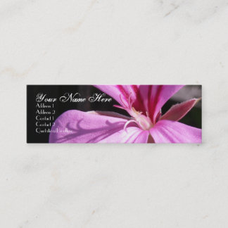 Pretty in Pink Mini Business Card