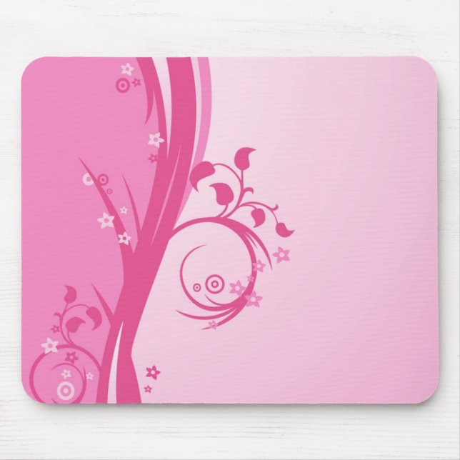 Pretty in Pink Mouse Mat (Front)