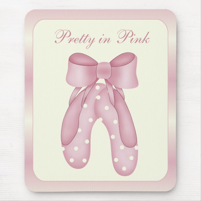 Pretty in Pink Mousepad (Front)