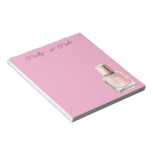 Pretty in Pink Nail Polish Notepad