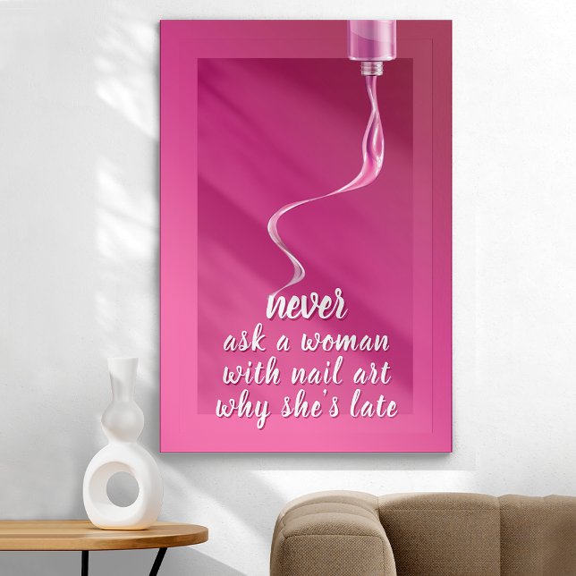 Pretty in Pink Nails Poster (Creator Uploaded)