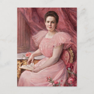 Pretty in Pink   Paul De La Boulaye Postcard
