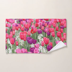 Pretty in Pink Petals  Hand Towel