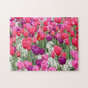 Pretty in Pink Petals Jigsaw Puzzle