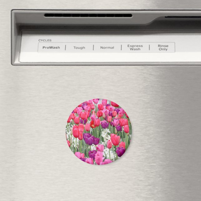 Pretty in Pink Petals  Magnet (In Situ (Dishwasher))