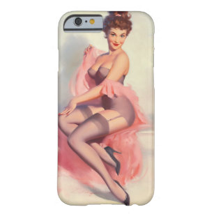 Pretty in Pink Pin Up Art Barely There iPhone 6 Case