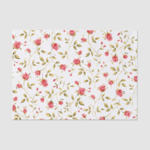 Pretty in Pink Roses Tissue Paper