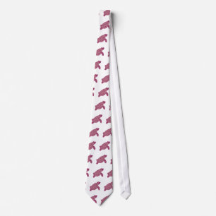 Pretty in pink sea turtle tie