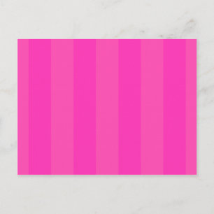 Pretty in Pink Stripes Postcard