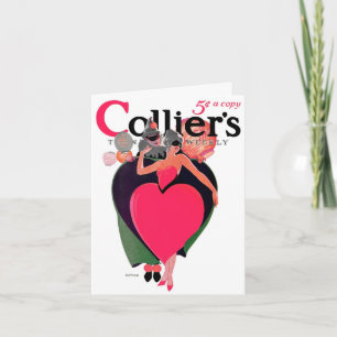 "PRETTY IN PINK" THEATRE VALENTINE GREETING HOLIDAY CARD