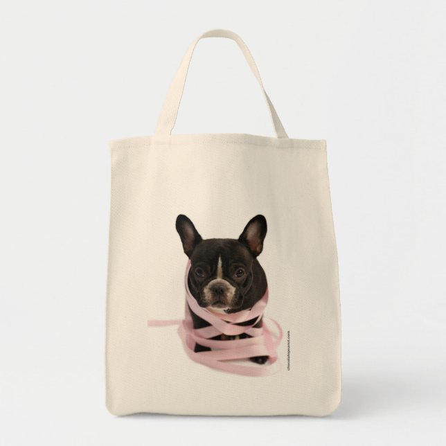 pretty in pink tote bag (Front)