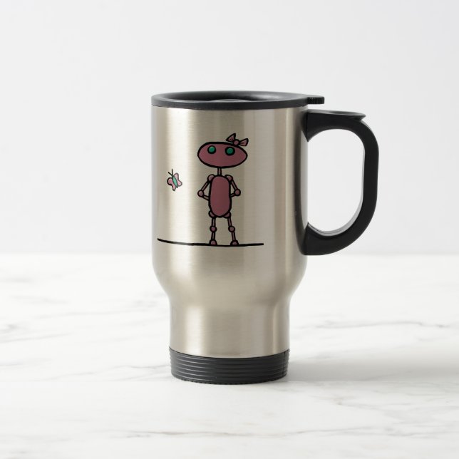 Pretty in Pink Travel Mug (Right)