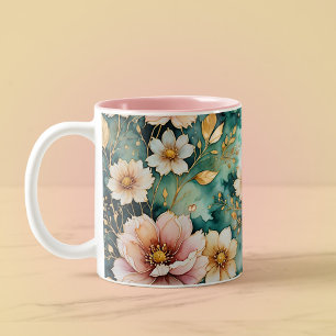 Pretty in Pink Two-Tone Coffee Mug