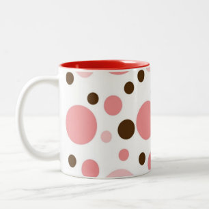 PRETTY IN POLKADOTS COLLECTION Two-Tone COFFEE MUG