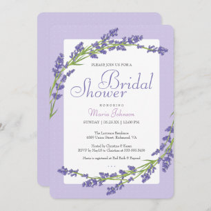 Pretty in Purple   Bridal Shower Invitation