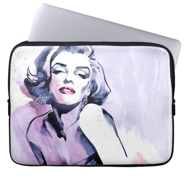 Pretty in Purple Laptop Sleeve (Front)