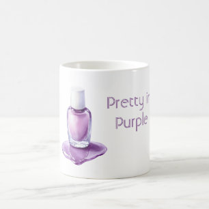 Pretty in Purple Nail Polish Coffee Mug