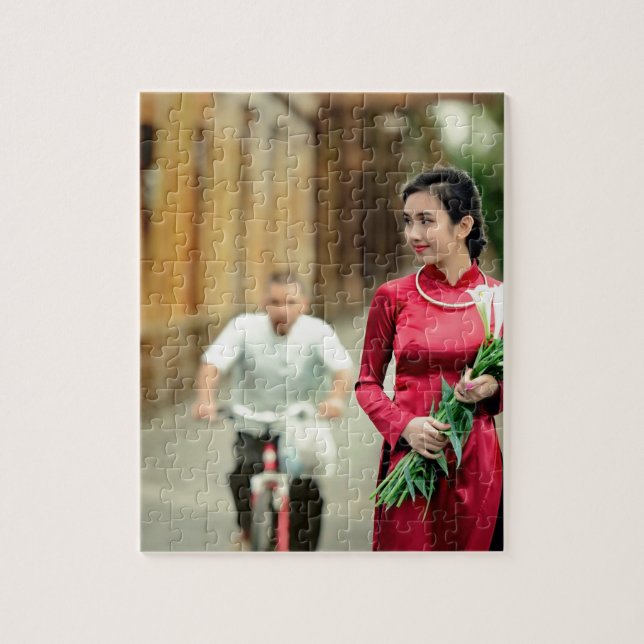 Pretty in Red Jigsaw Puzzle (Vertical)