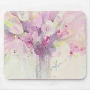 Pretty in Spring Soft Pink Bouquet Mouse Mat