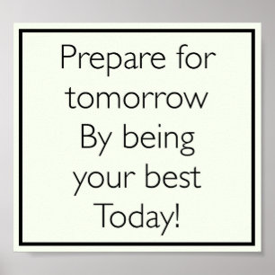 Pretty inspirational quote poster