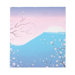 Pretty Japanese Cherry Blossom Notepad