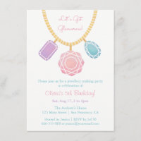 Pretty Jewellery Making Girls Birthday Party