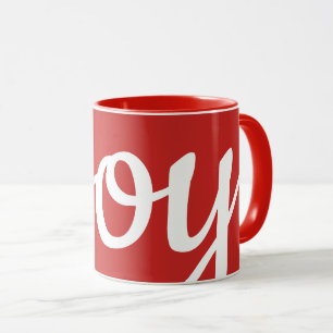pretty JOY lettering Mug