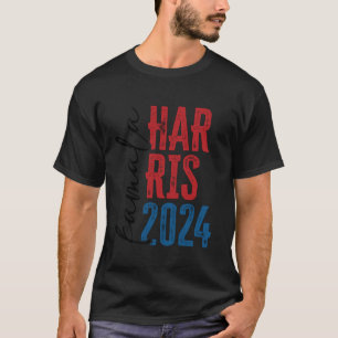 Pretty Kamala Harris Shirt 2024 Grunge Script Femi