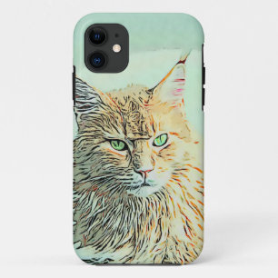 Pretty Kitten Design iPhone 11 Case