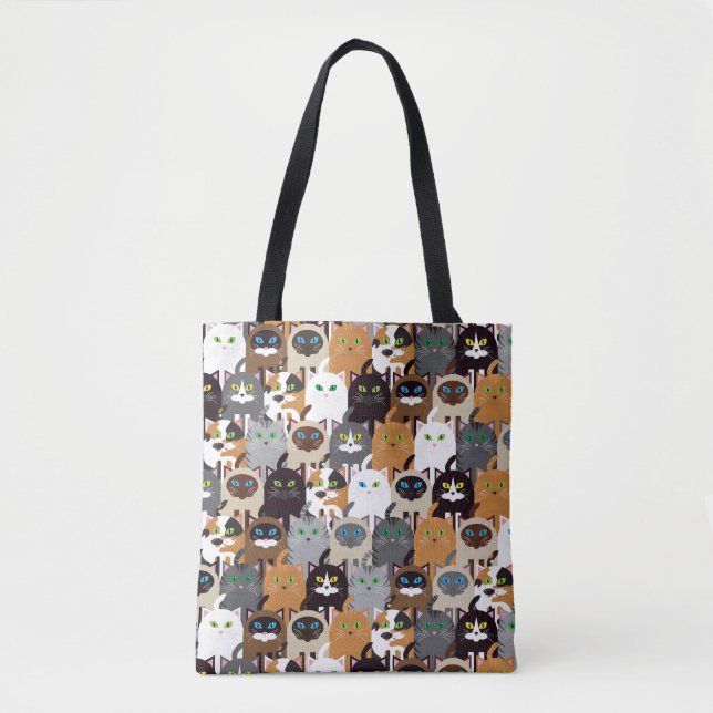 Pretty Kitties Book Bag (Front)