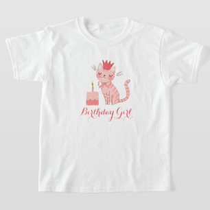Pretty Kitty Birthday T-Shirt