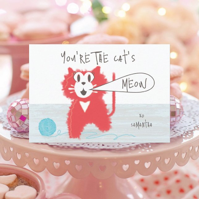 Pretty Kitty Classroom Valentine Cards (Creator Uploaded)