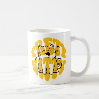 Pretty kitty cute cat coffee mug
